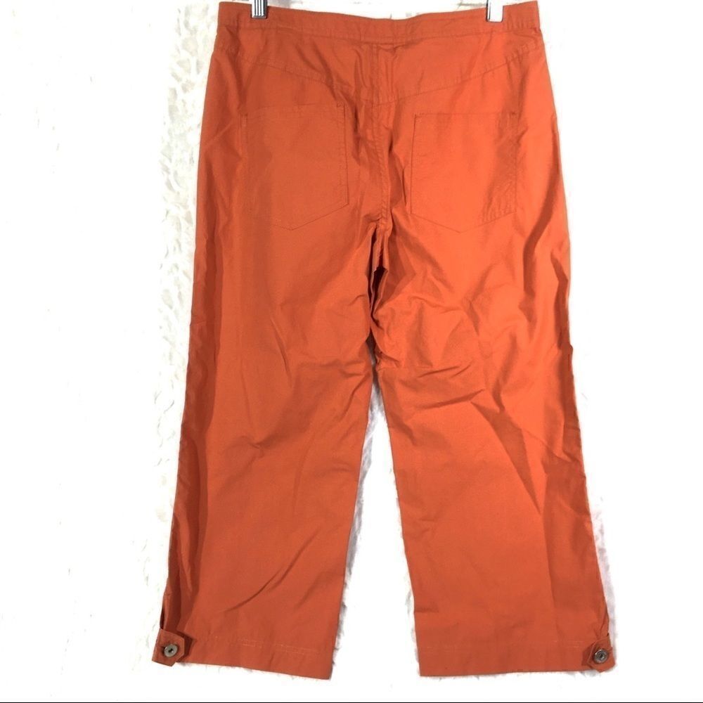 TSUNAMI pumpkin Orange Capri pants EUC 6 hiking